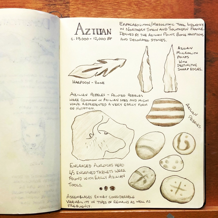 Sketchbook: Azilian culture